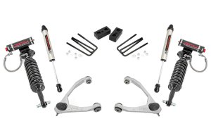 GMC Sierra 1500 Suspension Lift Kit - Rough Country - 3.5 Inch Lift | Forged UCA | Cast Steel | Vertex/V2 - '07-'13
